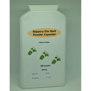 Slippery Elm Bark Powder Capsules