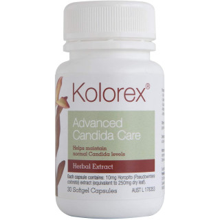 Kolorex Advanced Candida Care capsules  (Horopito soft gel) 60  capsules