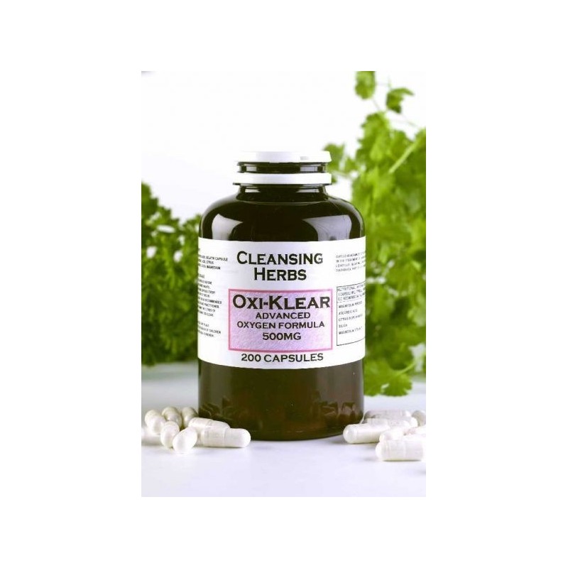 Spiritus pedal dræbe Cleansing Herbs | Oxi-Klear 500mg 200 caps